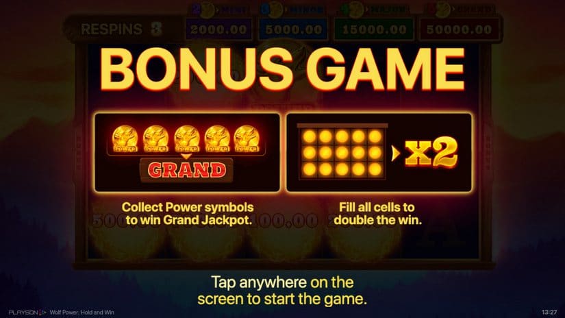Wolf Power: Hold and Win slot screen 4