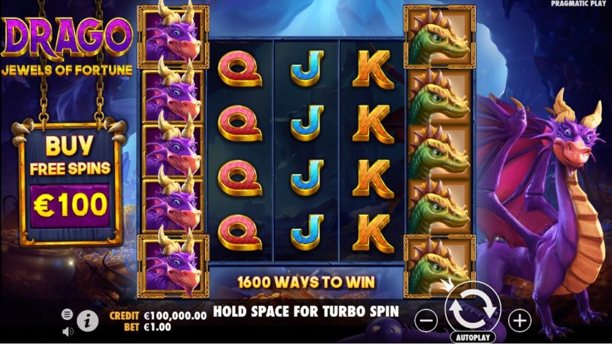 Drago – Jewels of Fortune slot screen 1