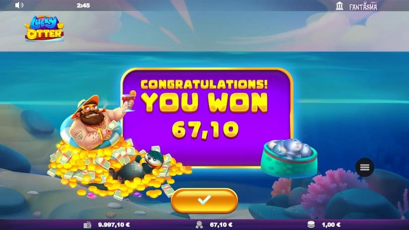 Lucky Otter slot screen 6