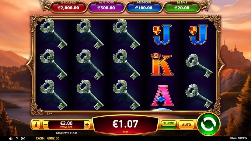 Royal Griffin slot screen 2