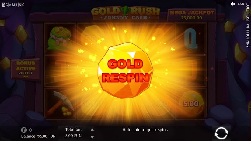 Gold Rush With Johnny Cash slot screen 3
