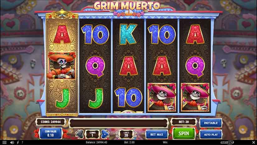 Grim Muerto slot screen 2