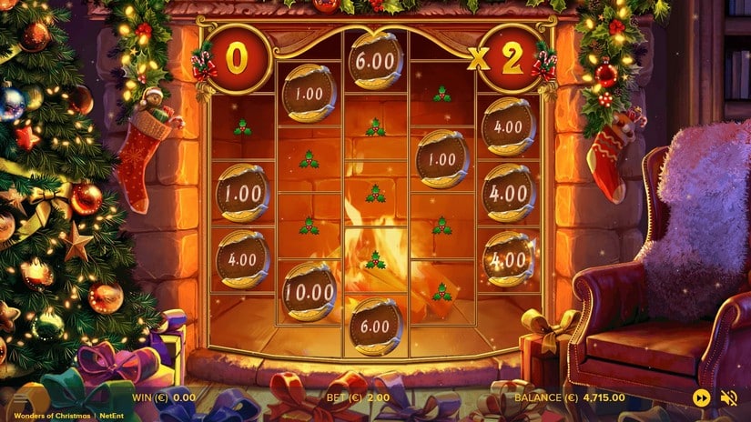 Wonders of Christmas slot screen 6