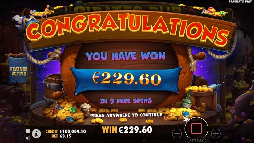 Pirates Pub slot screen 7