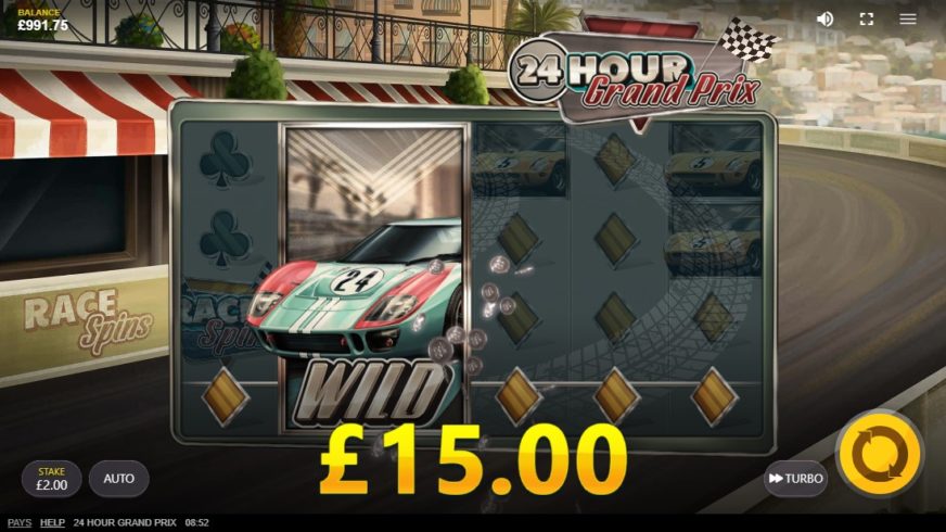 24 Hour Grand Prix slot screen 3