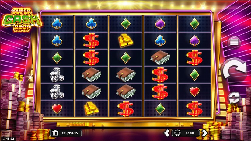Super Cash Drop slot screen 2