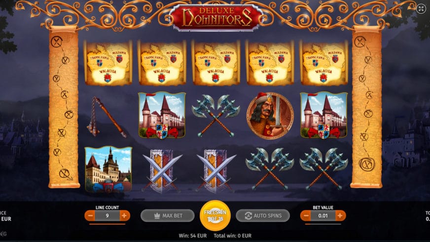 Domnitors slot screen 3