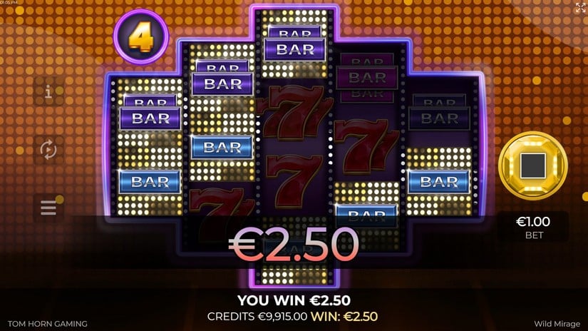 Wild Mirage slot screen 4