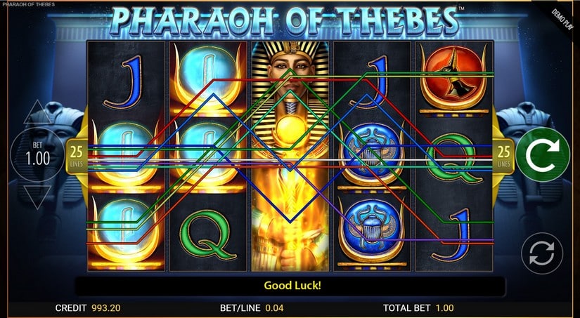 Pharaoh of Thebes slot screen 3