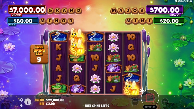 Tiny Toads slot screen 4