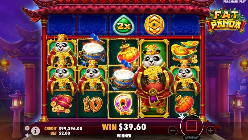 Fat Panda slot screen 5