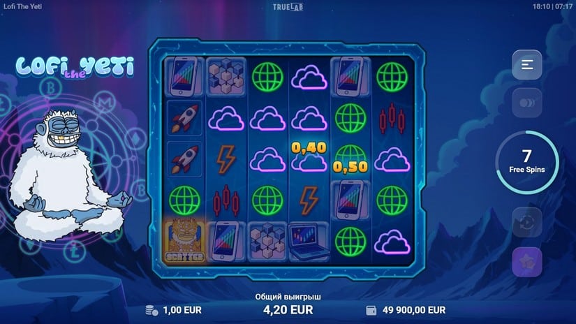 Lofi The Yeti slot screen 4