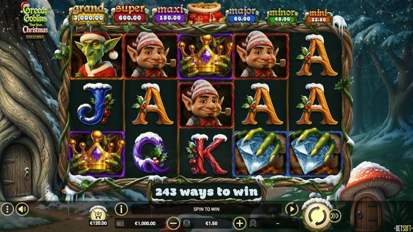 Greedy Goblins That Stole Christmas – Hold & Win slot screen 1