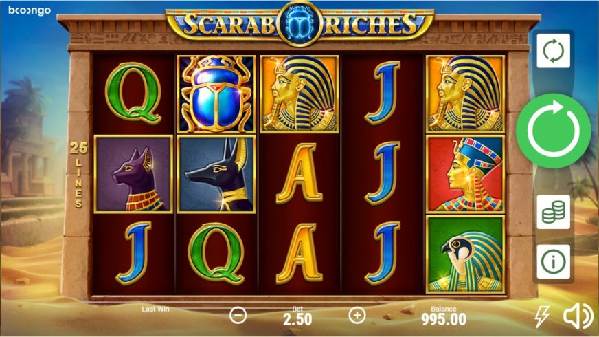 Scarab Riches slot screen 1