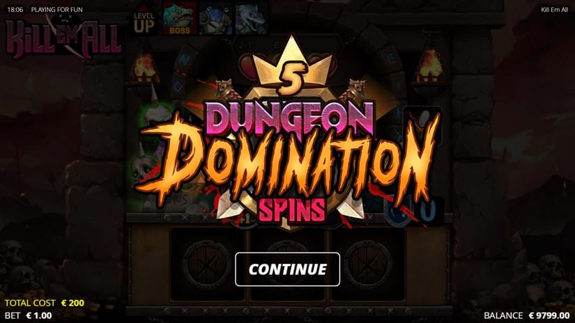 Kill Em All slot screen 6