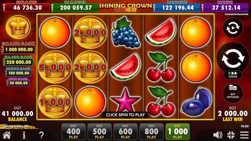 Shining Crown Cash Heat slot screen 3