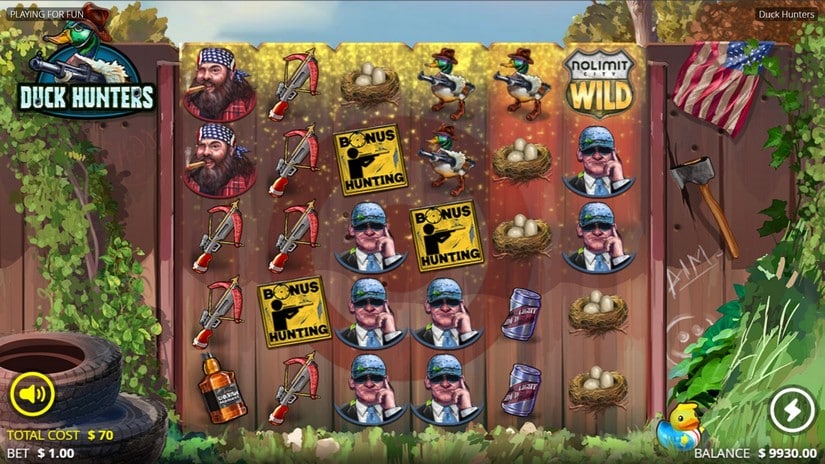 Duck Hunters slot screen 3