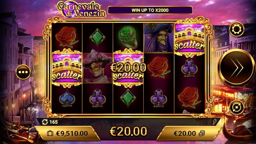 Carnevale di Venezia slot screen 3