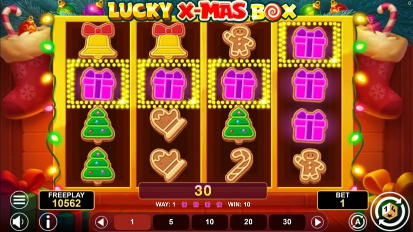 Lucky Xmas Box slot screen 4