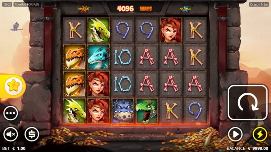 Dragon Tribe slot screen 1
