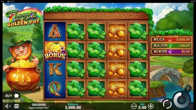 Tippy’s Golden Pot slot screen 1
