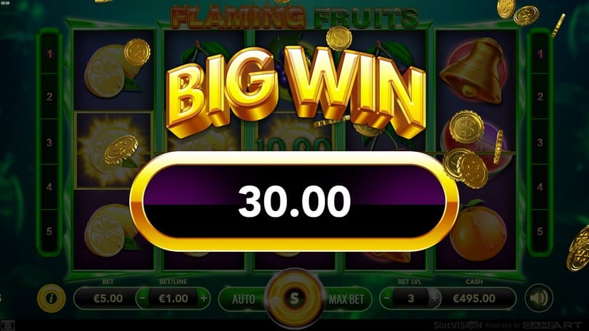 Flaming Fruits slot screen 4