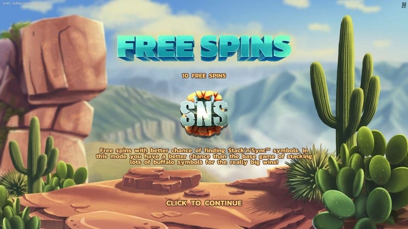 Buffalo Stack ‘n’ Sync slot screen 5