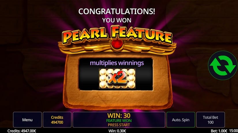 Egypt King 2 slot screen 3