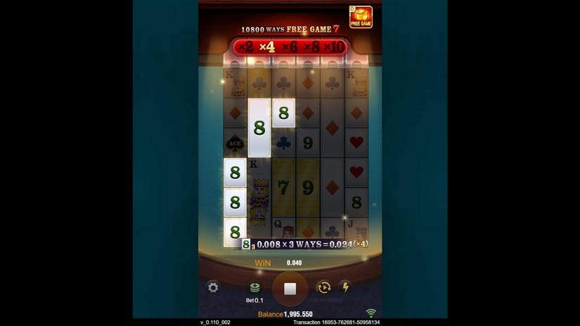 Mega Ace slot screen 4