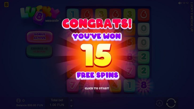 Lucky 8 Merge Up slot screen 3