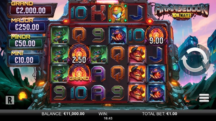 Armageddon Megaways slot screen 1