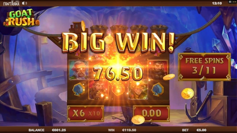 Goat Rush slot screen 6