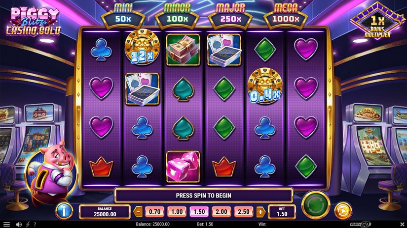 Piggy Blitz Casino Gold slot screen 1