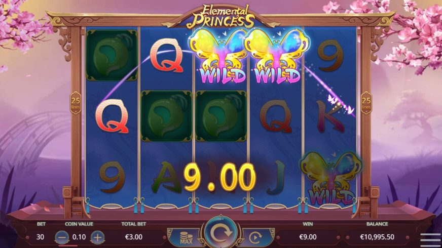 Elemental Princess slot screen 2