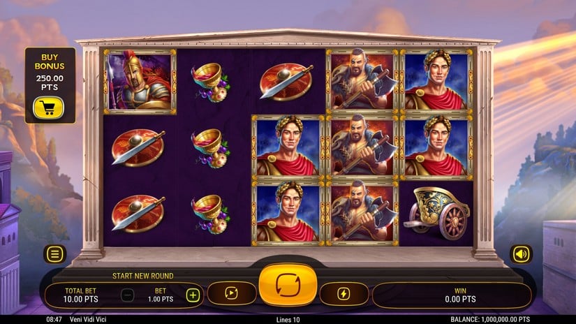 Veni Vidi Vici slot screen 1