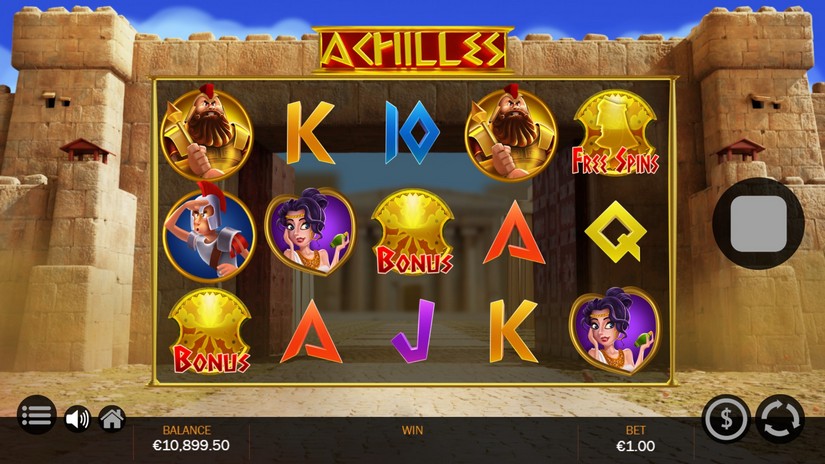 Achilles slot screen 3