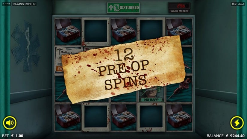 Disturbed slot screen 4