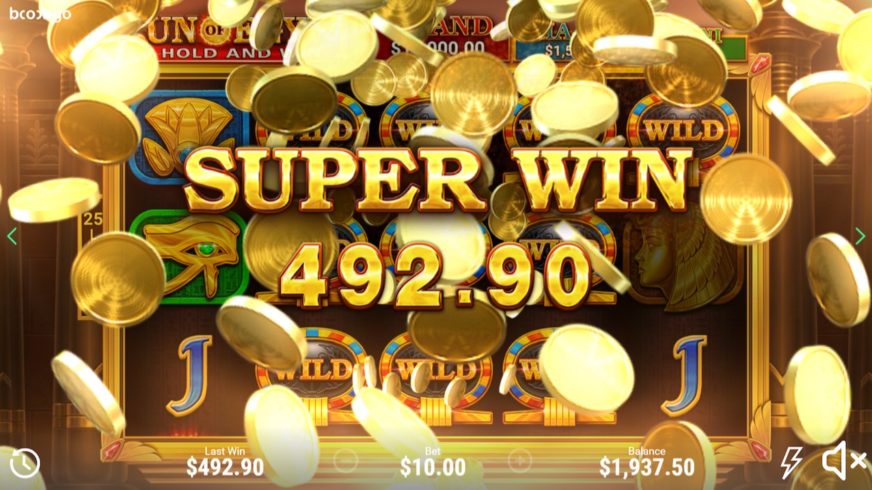 Sun Of Egypt slot screen 4