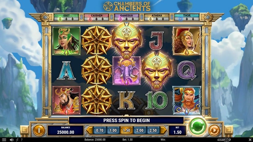 Chambers of Ancients slot screen 1