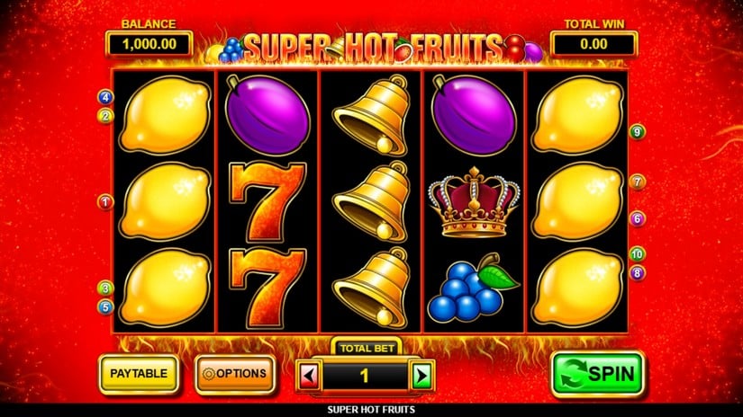 Super Hot Fruits slot screen 1