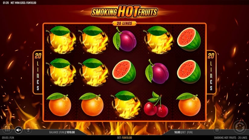 Smoking Hot Fruits 20 slot screen 4