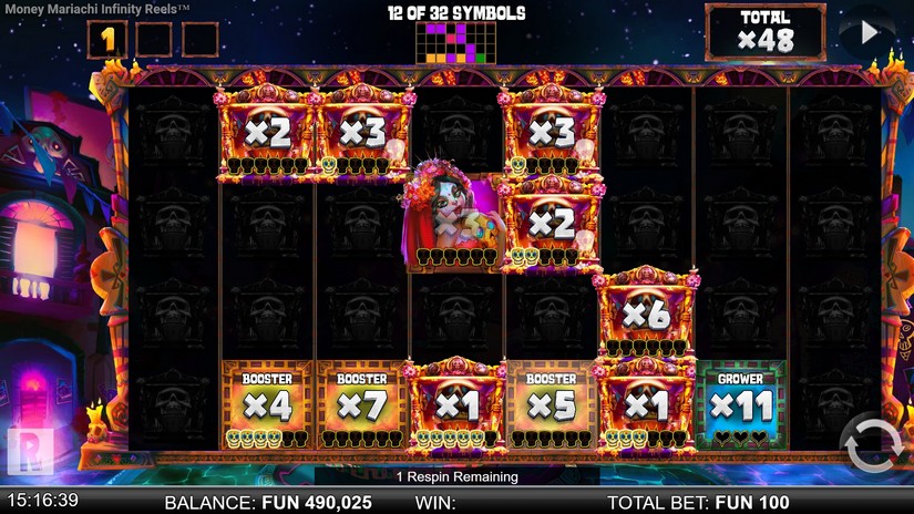 Money Mariachi Infinity Reels slot screen 6