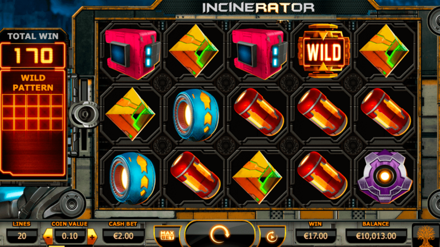 Incinerator slot screen 3