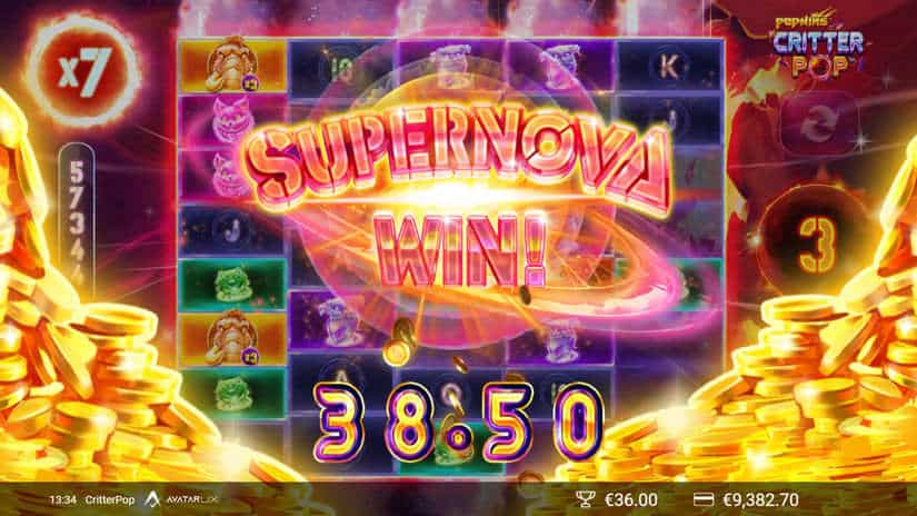 CritterPop slot screen 6