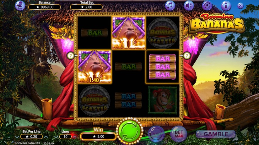 Booming Bananas slot screen 3