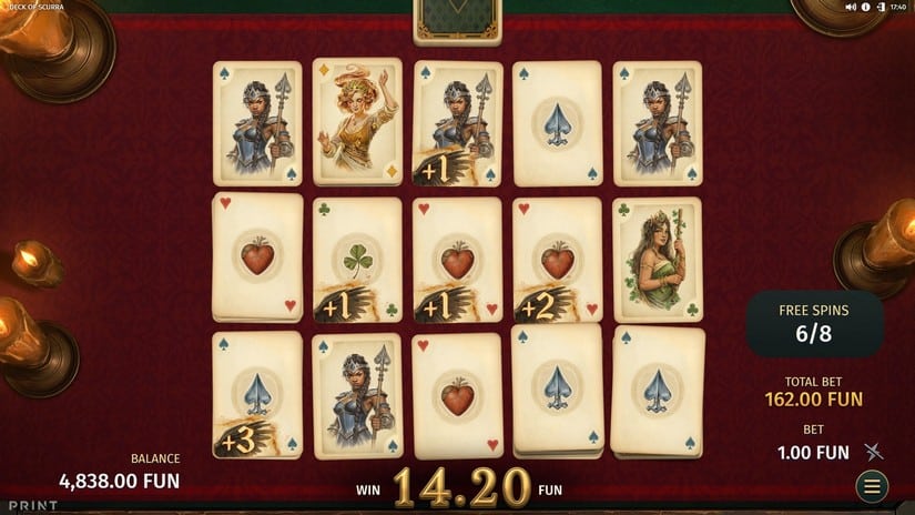 Deck of Scurra slot screen 5