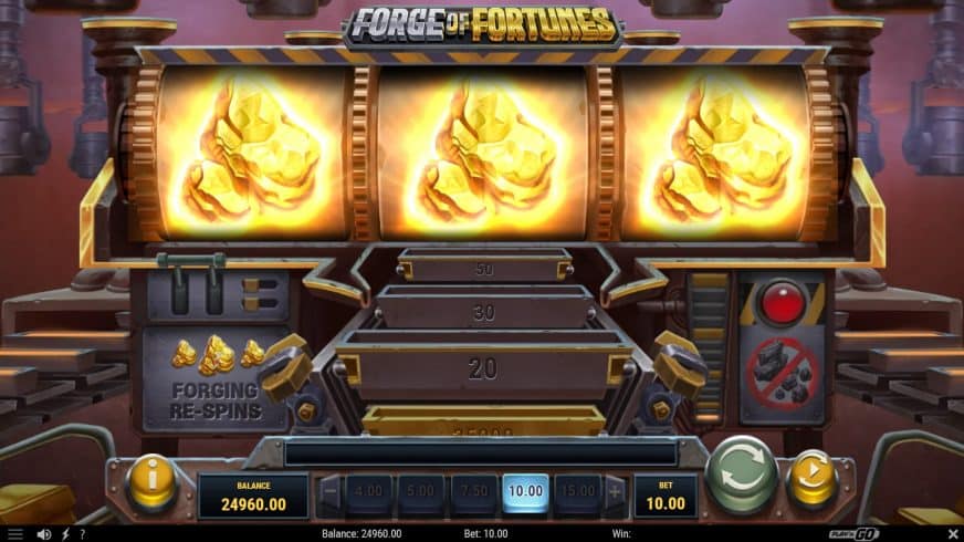 Forge of Fortunes slot screen 2