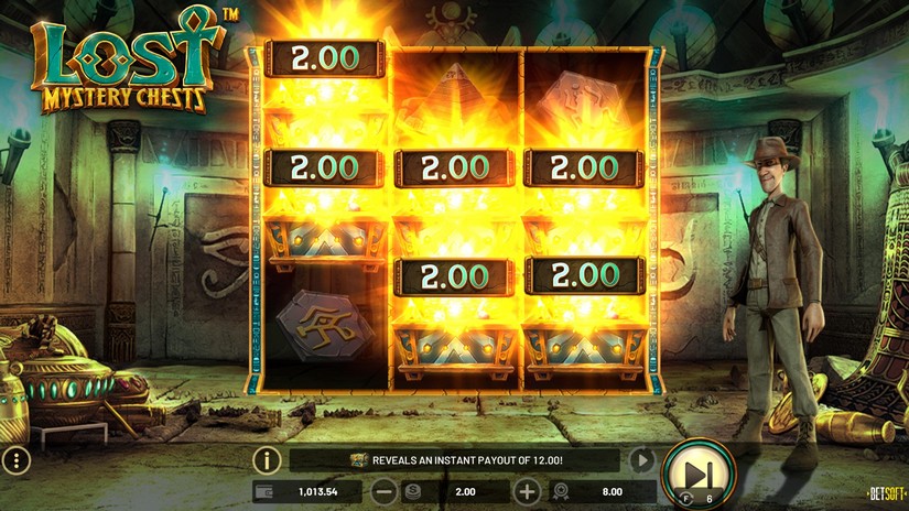 Lost Mystery Chests slot screen 5