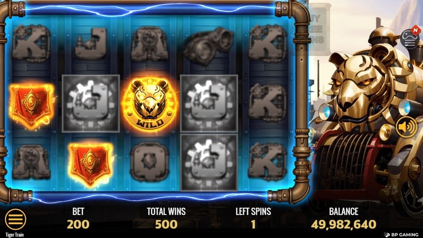 Tiger Train slot screen 5