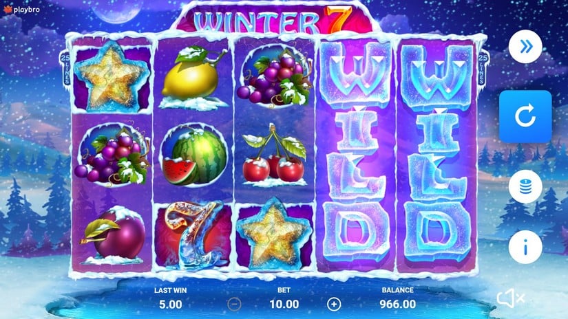 Winter 7 slot screen 2